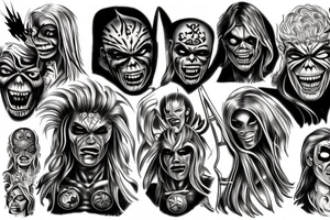 Iron Maiden tattoo idea