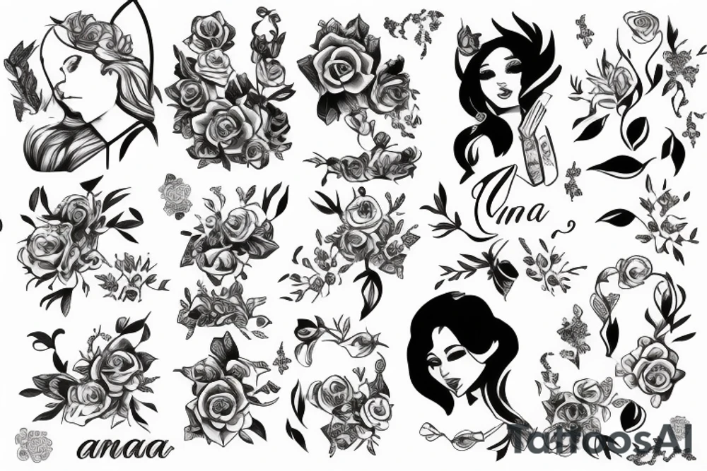 Sign “Anna” tattoo idea