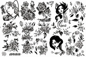 Sign “Anna” tattoo idea