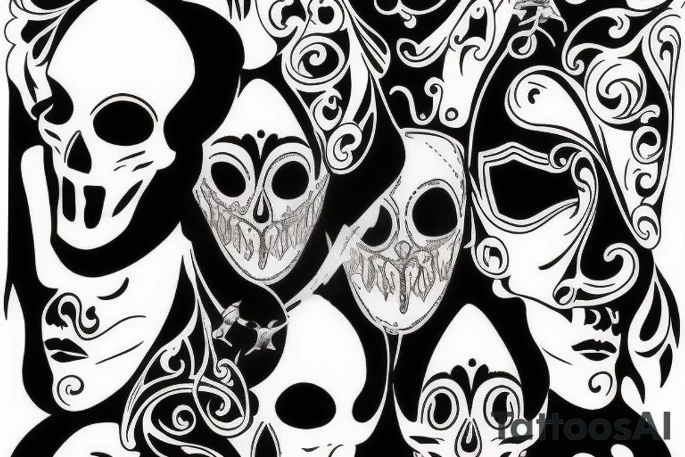 Phantom of the opera tattoo idea