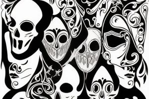 Phantom of the opera tattoo idea