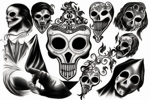 Phantom of the opera tattoo idea