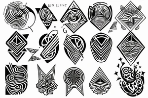 Fine line tattoo idea