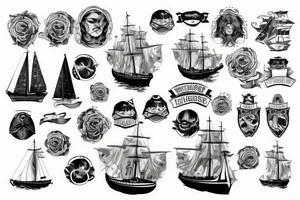 Wikingerschiffe tattoo idea