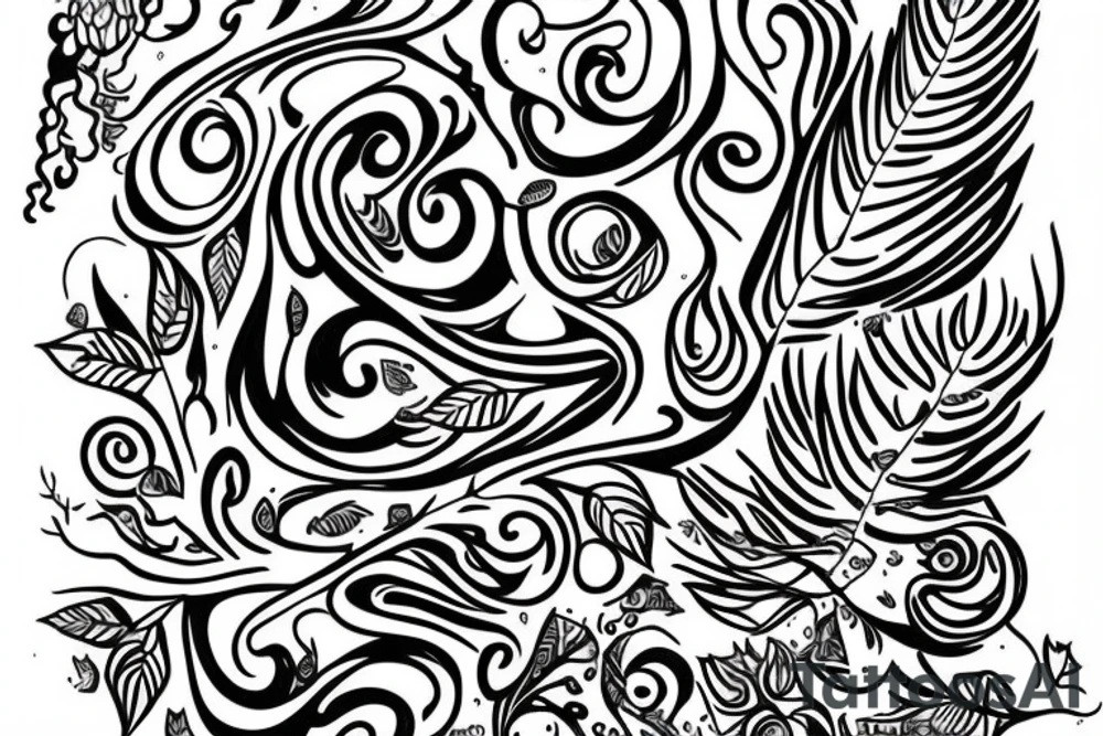 The Name Helena as a tree. tattoo idea