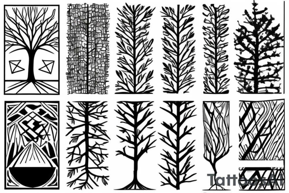 A tree tattoo idea