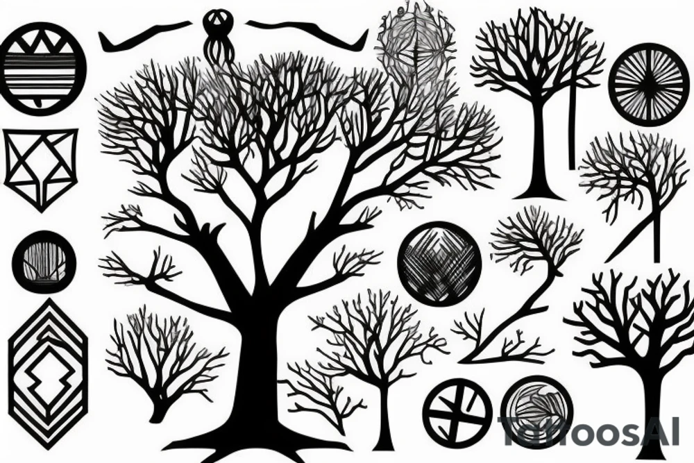 A tree tattoo idea