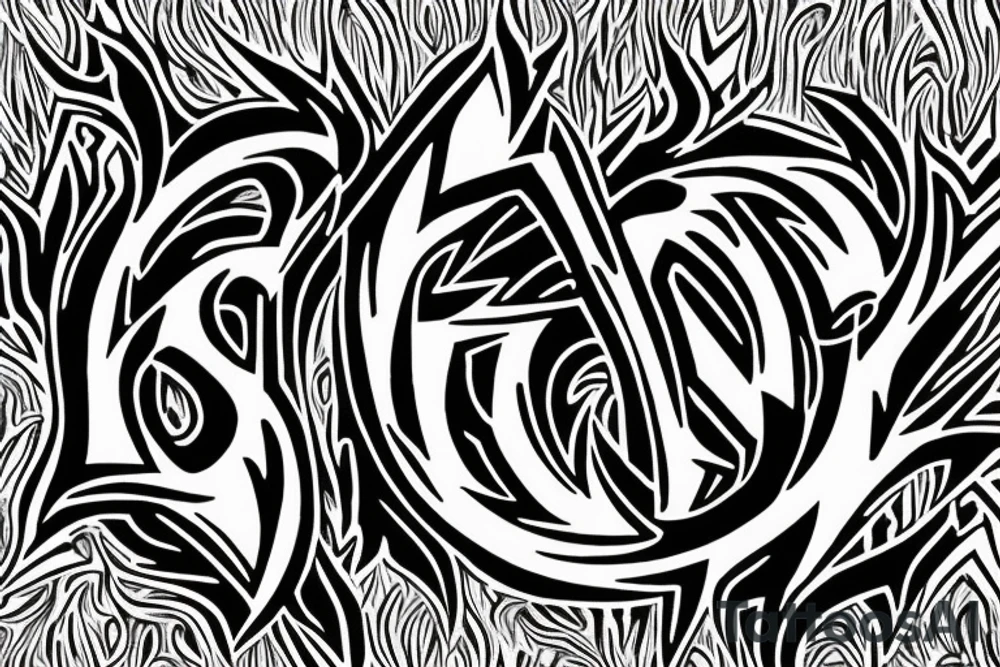 Logo of the band In Flames. tattoo idea