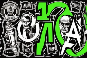The names Murphy, Rocket, and Nixon combined in black and green on inside forearm tattoo idea
