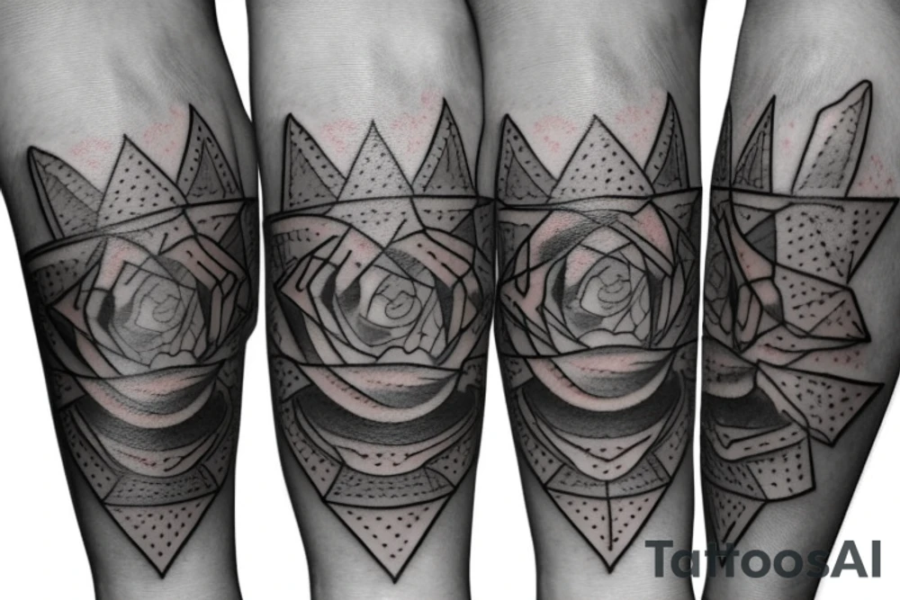 Bipolar symbol on inner forearm tattoo idea
