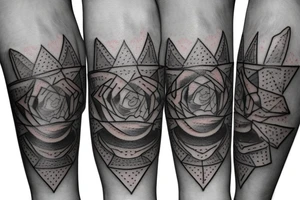 Bipolar symbol on inner forearm tattoo idea