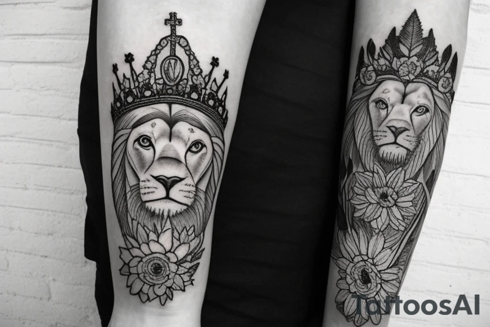 Sleeve with Wakefield cathedral and lion full face and mane with a crown on it
Gerberas the flower all over
On forearm tattoo idea Sleeve with Wakefield cathedral and lion full face and mane with a crown on it
Gerberas the flower all over
On forearm tattoo idea