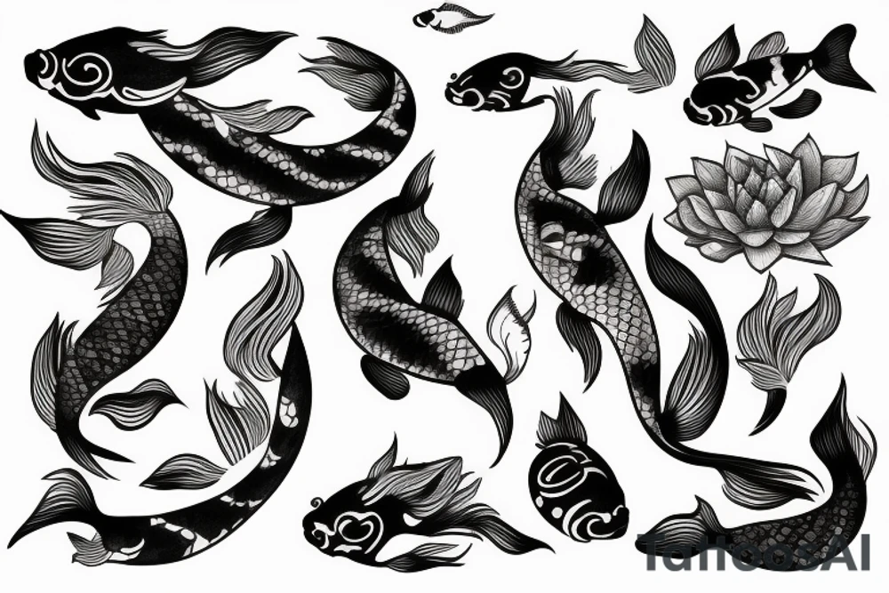 Koi Fish tattoo idea