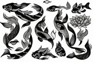 Koi Fish tattoo idea