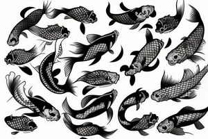 Koi Fish tattoo idea