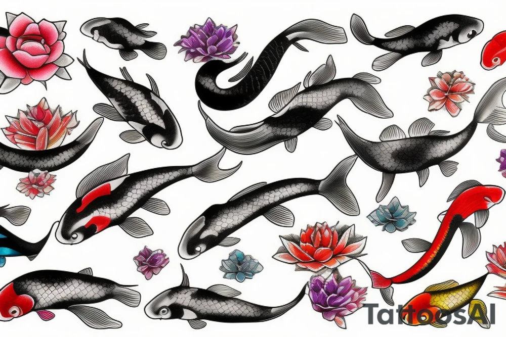 Koi Fish tattoo idea
