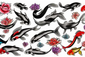 Koi Fish tattoo idea