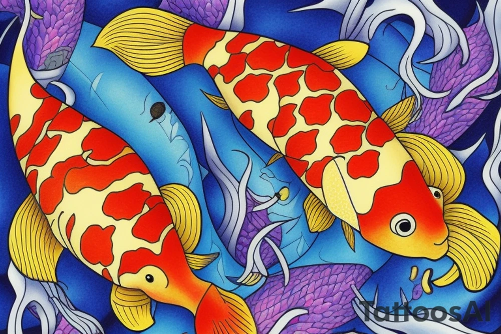 Koi Fish tattoo idea