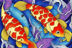 Koi Fish tattoo idea
