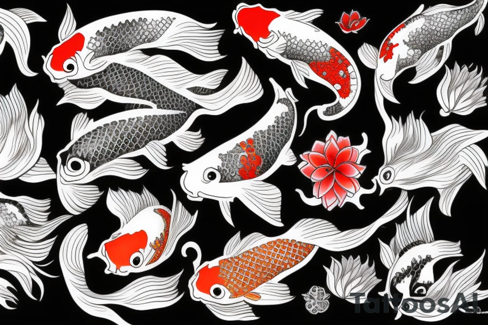 Koi Fish tattoo idea