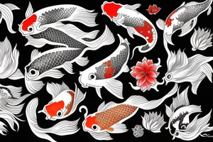 Koi Fish tattoo idea