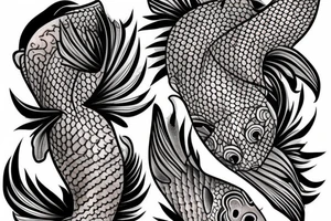 Koi Fish tattoo idea