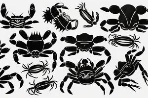 Mud crab tattoo idea