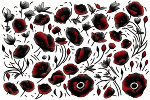 Poppies tattoo idea