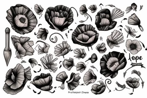 Poppies tattoo idea
