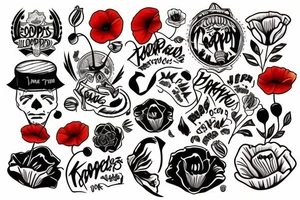 Poppies tattoo idea