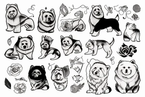 chowchow tattoo idea