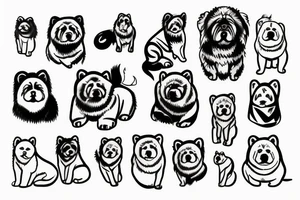 chowchow tattoo idea
