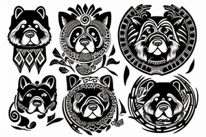 chowchow tattoo idea