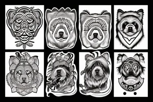 chowchow tattoo idea