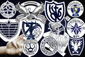 Tottenham Hotspur badge
Kanes face as background
On calf tattoo idea