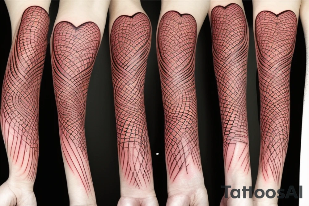 heartbeatline nature tattoo idea