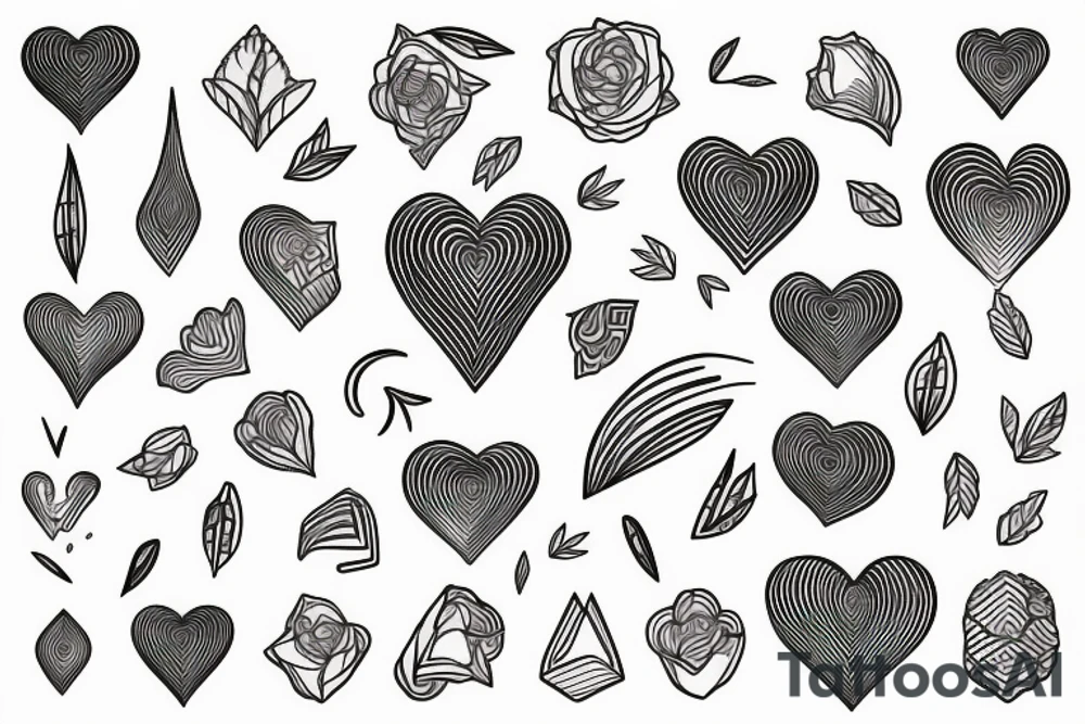 heartbeat-line nature tattoo idea