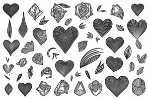 heartbeat-line nature tattoo idea