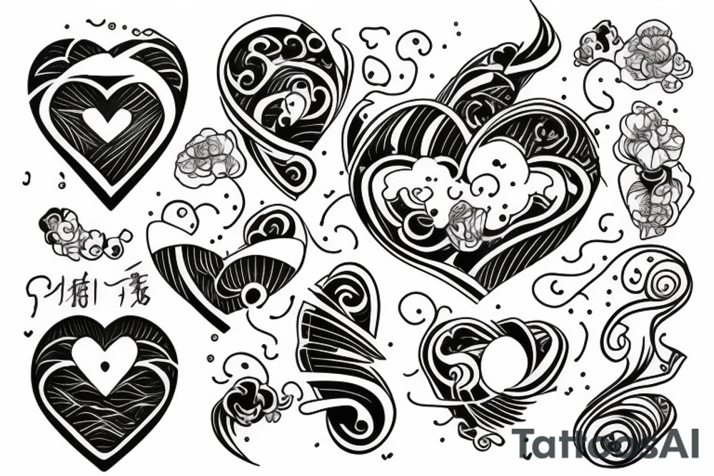heartbeat-line tattoo idea