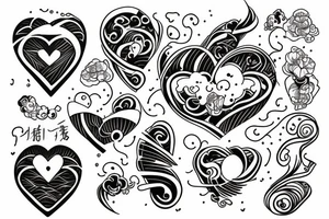 heartbeat-line tattoo idea