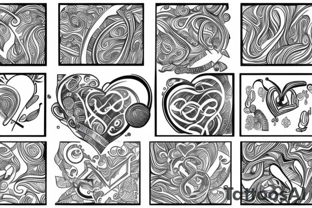 heartbeat-line tattoo idea