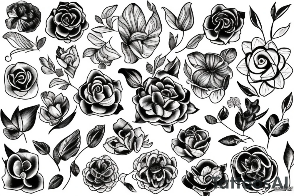 Flower tattoo idea