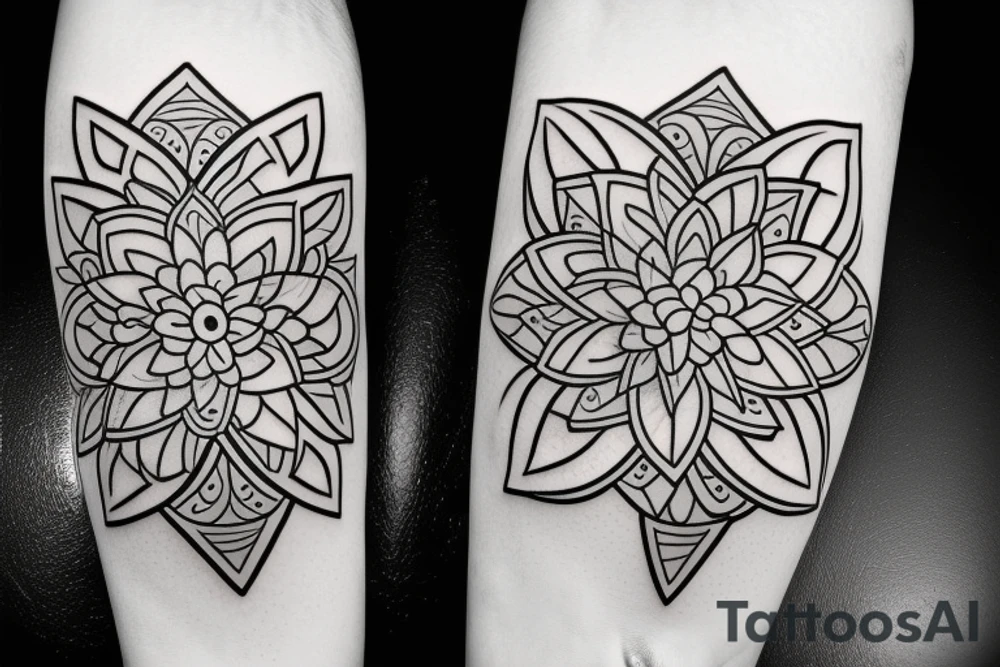 Flower tattoo idea