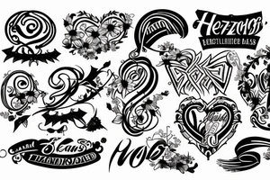 herzschlag tattoo idea
