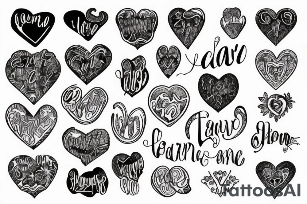 heart tattoo idea