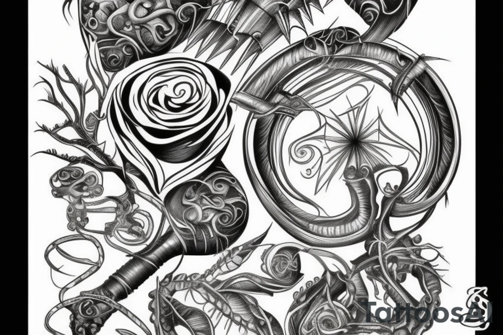 pulse nature tattoo idea