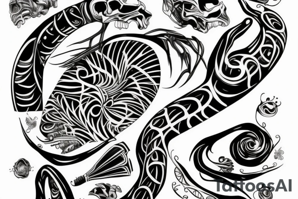 pulse nature tattoo idea