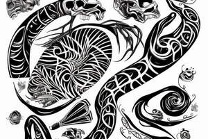 pulse nature tattoo idea