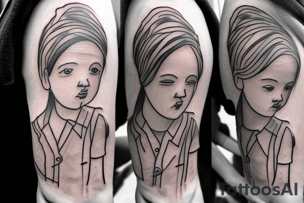statue on hill with 2 parents walking up stairs with their little boy in the middle


sleeve tattoo idea