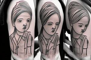 statue on hill with 2 parents walking up stairs with their little boy in the middle


sleeve tattoo idea